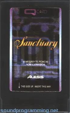 Alesis Sanctuary Q Card