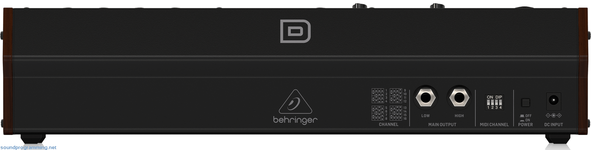 Behringer Model D Back View