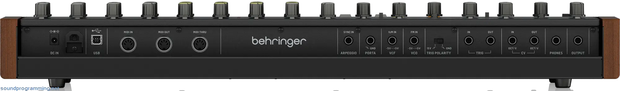 Behringer Monopoly Back View