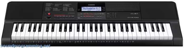 Casio CT-X700 Front View