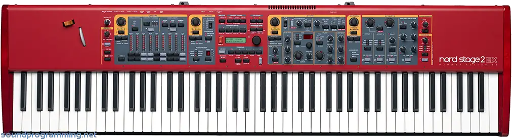 Clavia Nord Stage 2 EX 88 Top View
