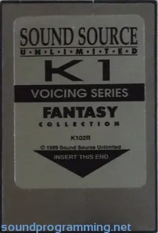 Kawai K1 Fantasy Collection from Sound Source Unlimited
