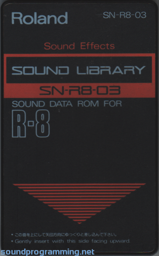 Roland SN-R8-03 Sound Effects