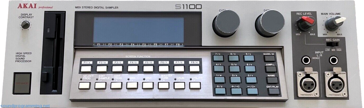 Akai S1100 | Sound Programming