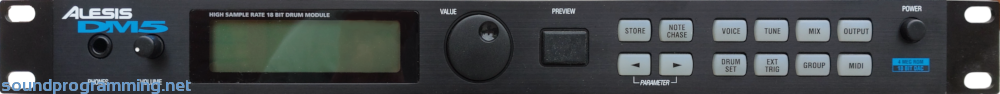 Alesis DM5 Drum Module Front Panel View
