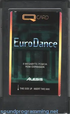Alesis EuroDance Q Card