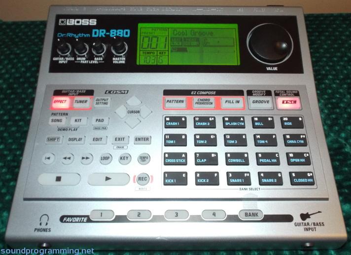 Roland Boss DR-880 | Sound Programming