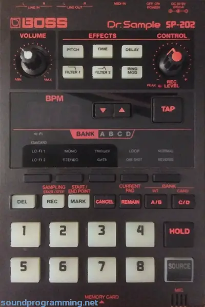 Roland Boss SP-202 | Sound Programming