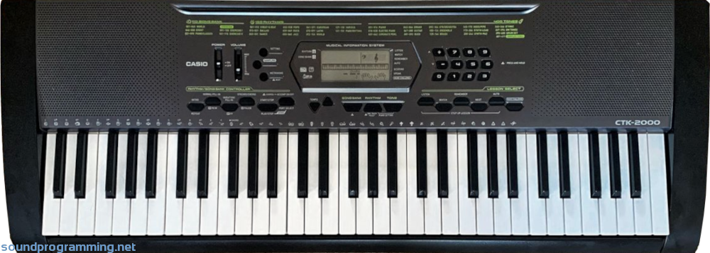 Casio CTK-2000 Front View