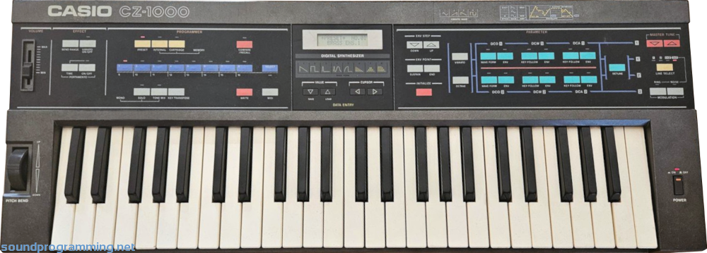 Casio CZ-1000 Top View