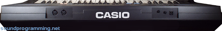 Casio MT-600 Back