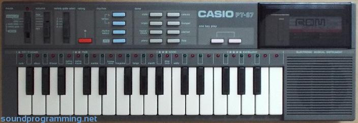 Casio PT 87 Sound Programming