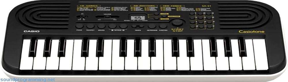 Casio Casiotone SA-51 Top View