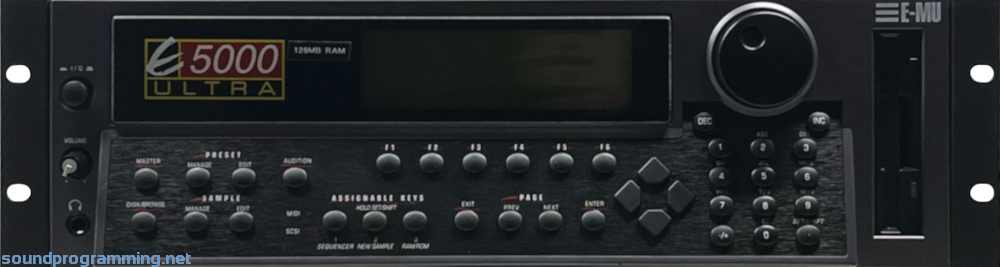 E-Mu E5000 Ultra Front Panel View