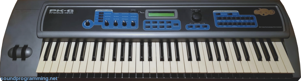 E-Mu PK-6 Proteus Keys Top View