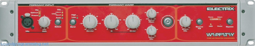 Electrix Warp Factory Electrix Warp Factory Front Panel View