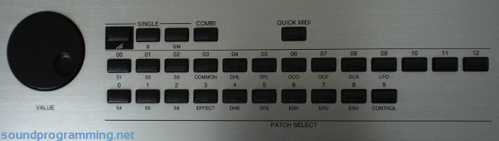 Kawai K5000W Panel - Right Side