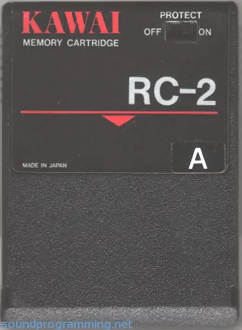 Kawai RC-2 Memory Card for Kawai K3