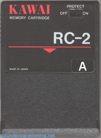 Kawai RC-2 Memory Card for Kawai K3