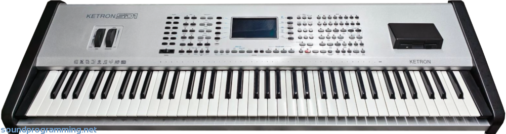 Ketron SD1 Top View