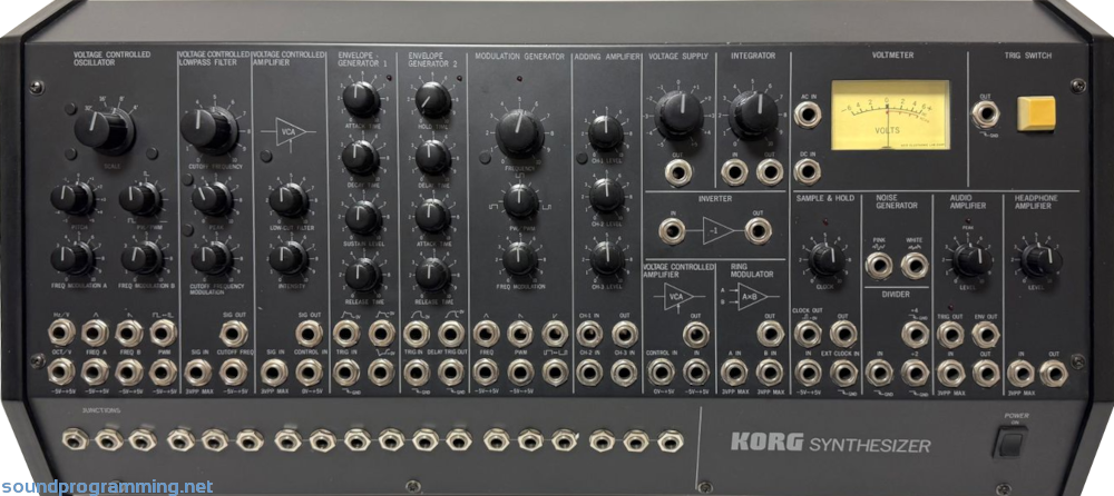 Korg MS-50 Front Panel View