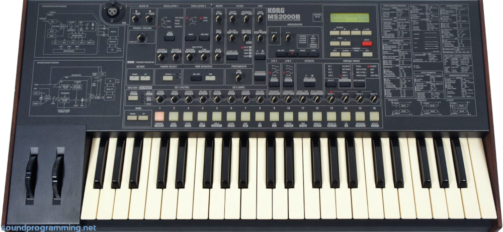 Korg MS2000B Front View