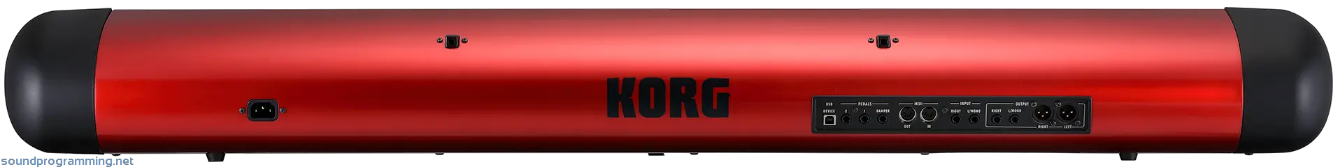 Korg SV-1 88 Red Back View