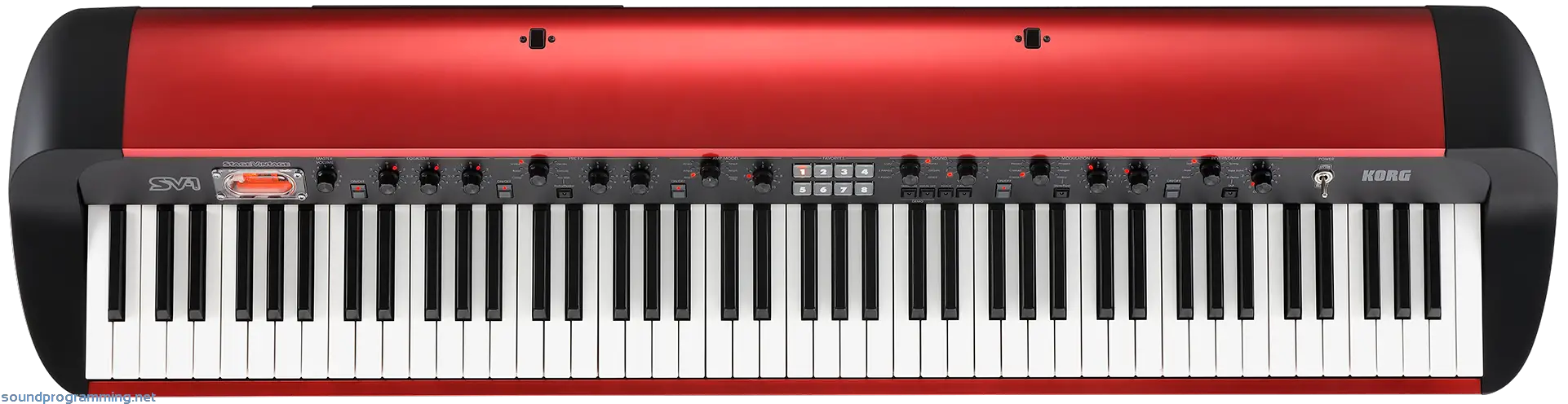 Korg SV-1 88 Red Top View