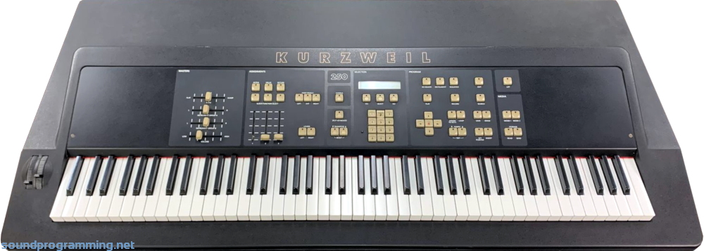 Kurzweil K250 Top View