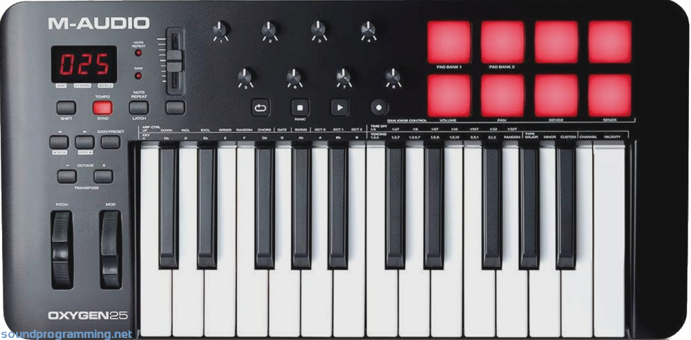 M-Audio Oxygen 25 MKV Front View