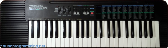 Realistic Concertmate 670 | Sound Programming