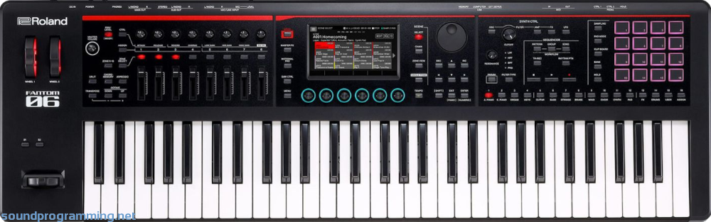 Roland Fantom-06 Front View
