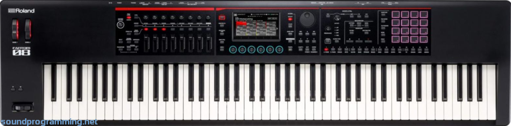 Roland Fantom-08 Front View
