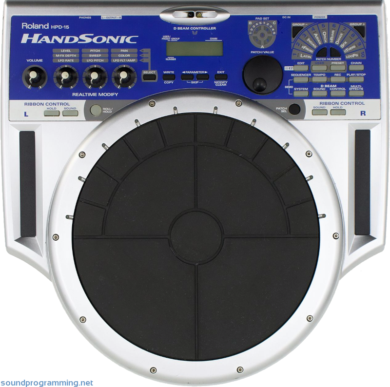 Roland Handsonic HPD-15 Roland Handsonic HPD-15 Front View