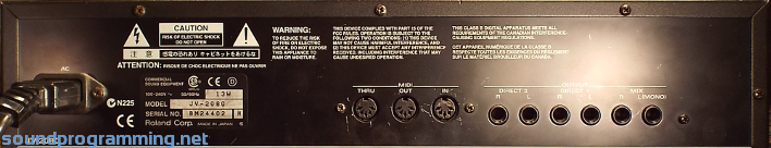 Roland Jv 80 Sound Programming