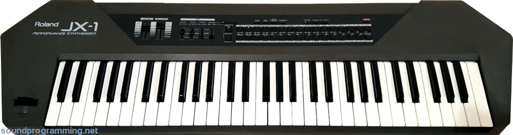 Roland JX-1 Performance Synthesizer Front View