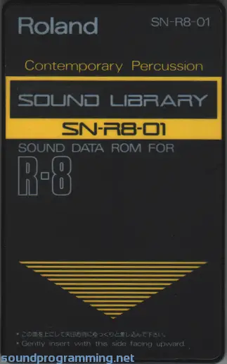 Roland SN-R8-01 Contemporary Percussion