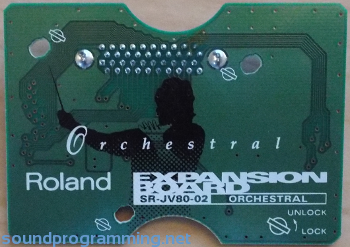 Roland SR-JV80 Expansion Boards | Sound Programming