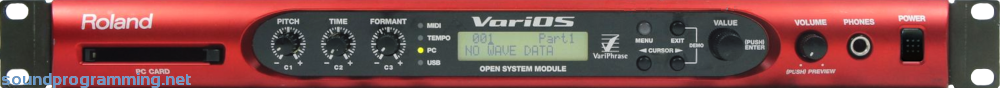 Roland VariOS Front View