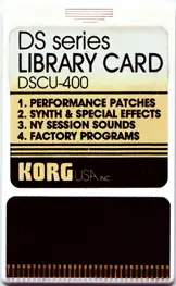 Korg DSCU-400 Card