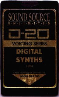 Sound Source Unlimited Digital Synths Expansion Card