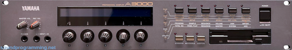 Yamaha A3000 Front Panel Image