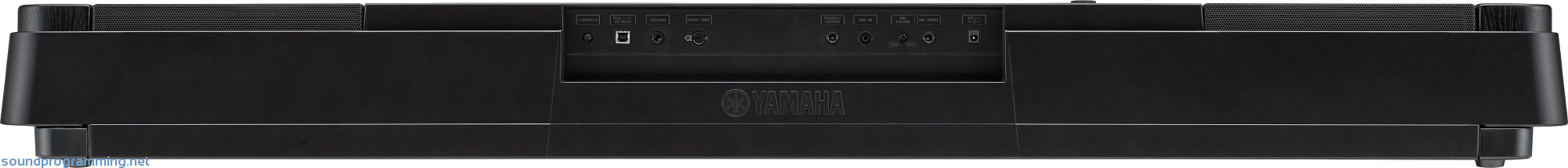 Yamaha DGX-660 Black Back View