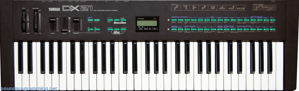Yamaha DX21 Front View