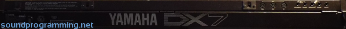 Yamaha DX7 Back