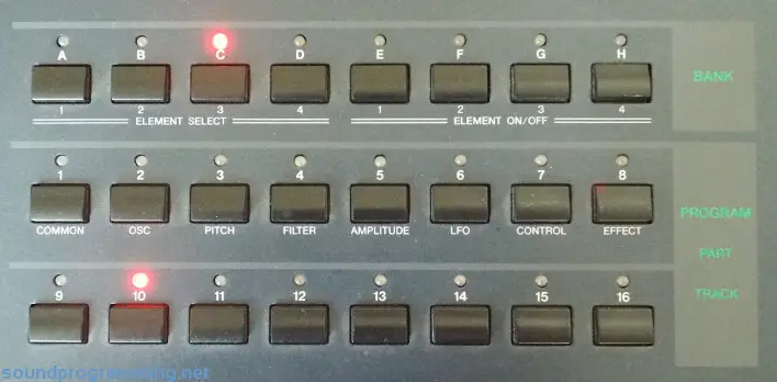 Yamaha EX5 Panel Right Side Controls
