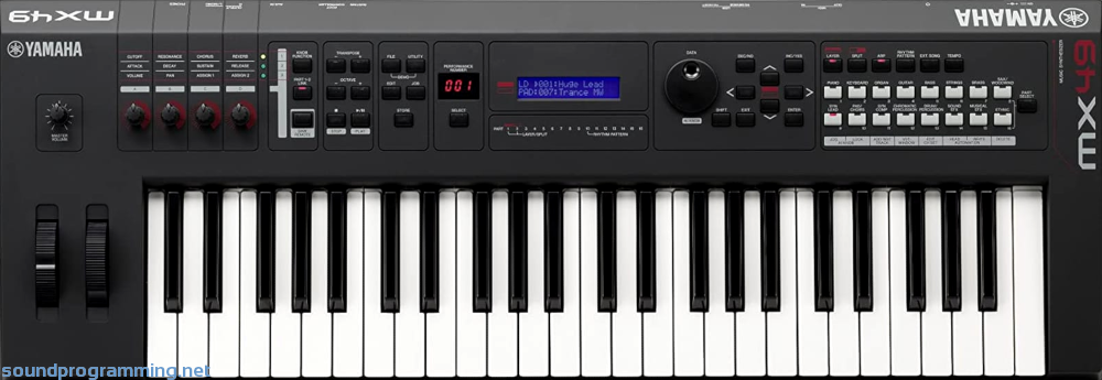 Yamaha MX49 Front View