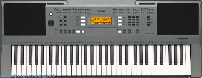 Yamaha PSR-E353 | Sound Programming