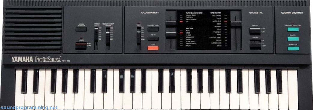 Yamaha PSS-260 Front View