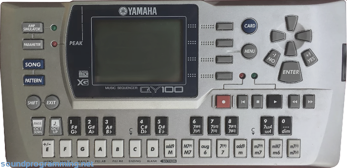 Yamaha QY100 | Sound Programming